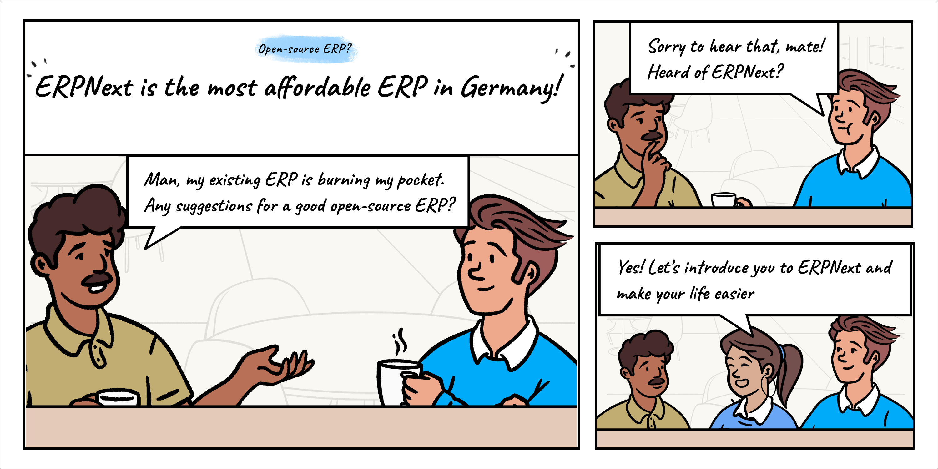 ERPNext becomes the most affordable ERP system in Germany! - Cover Image